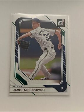 Jacob Misiorowski Baseball Card - Milwaukee - 2026 Donruss